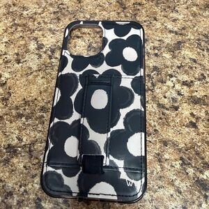 Walli 12 Pro Max Floral Black and White Phone Case